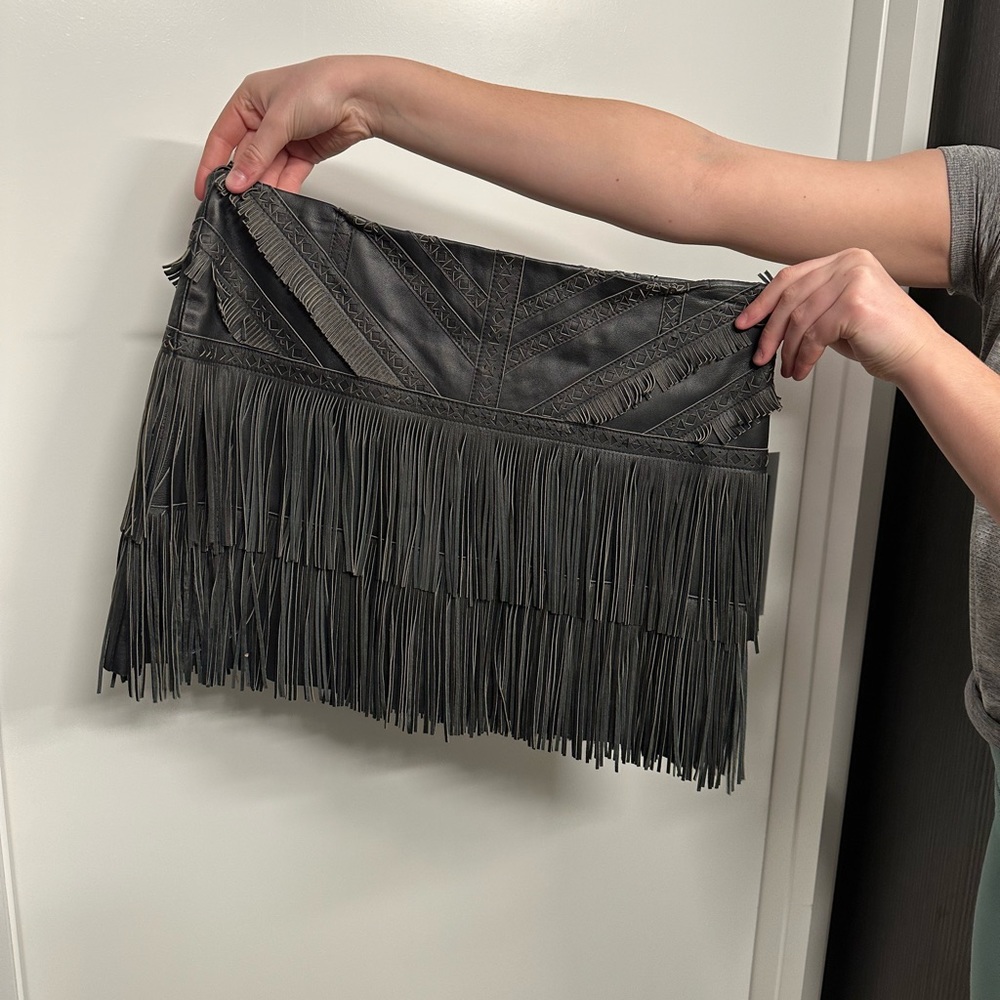 Leather skirt